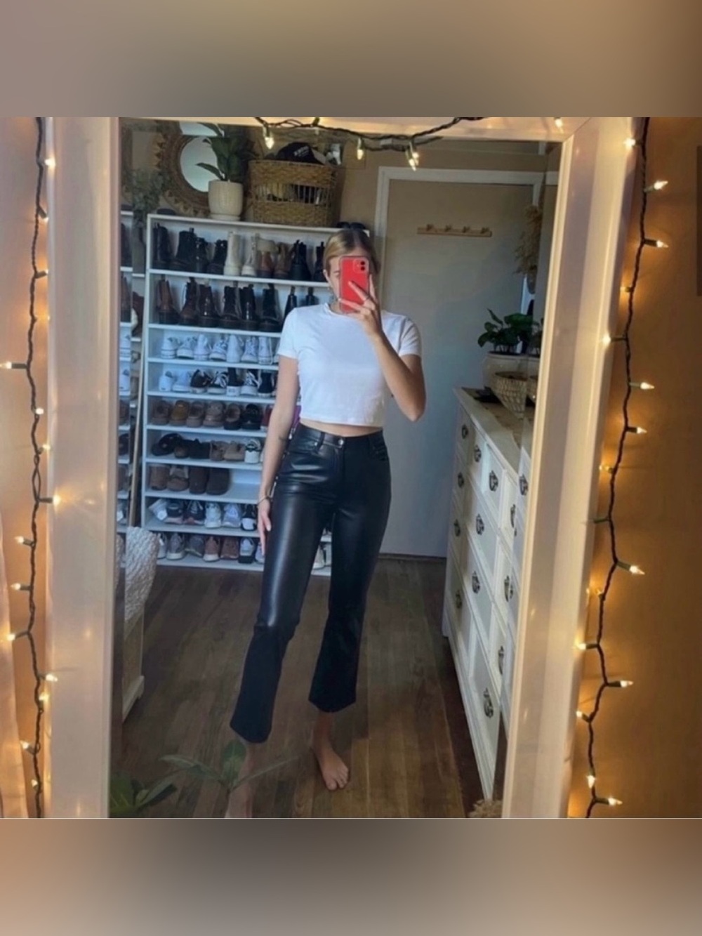 PISTOLA Lennon High Rise Cropped Boot Pant in Slate Black from revolve - Picture 10 of 14
